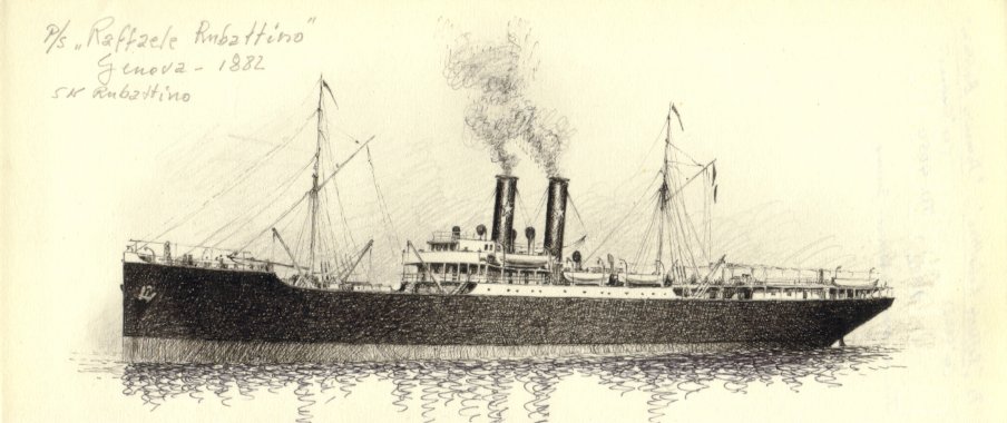 1882 - Piroscafo 'Raffaele Rubattino'